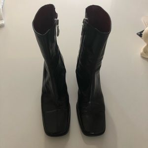 Women’s Donald Pliner Leather Boots - Black